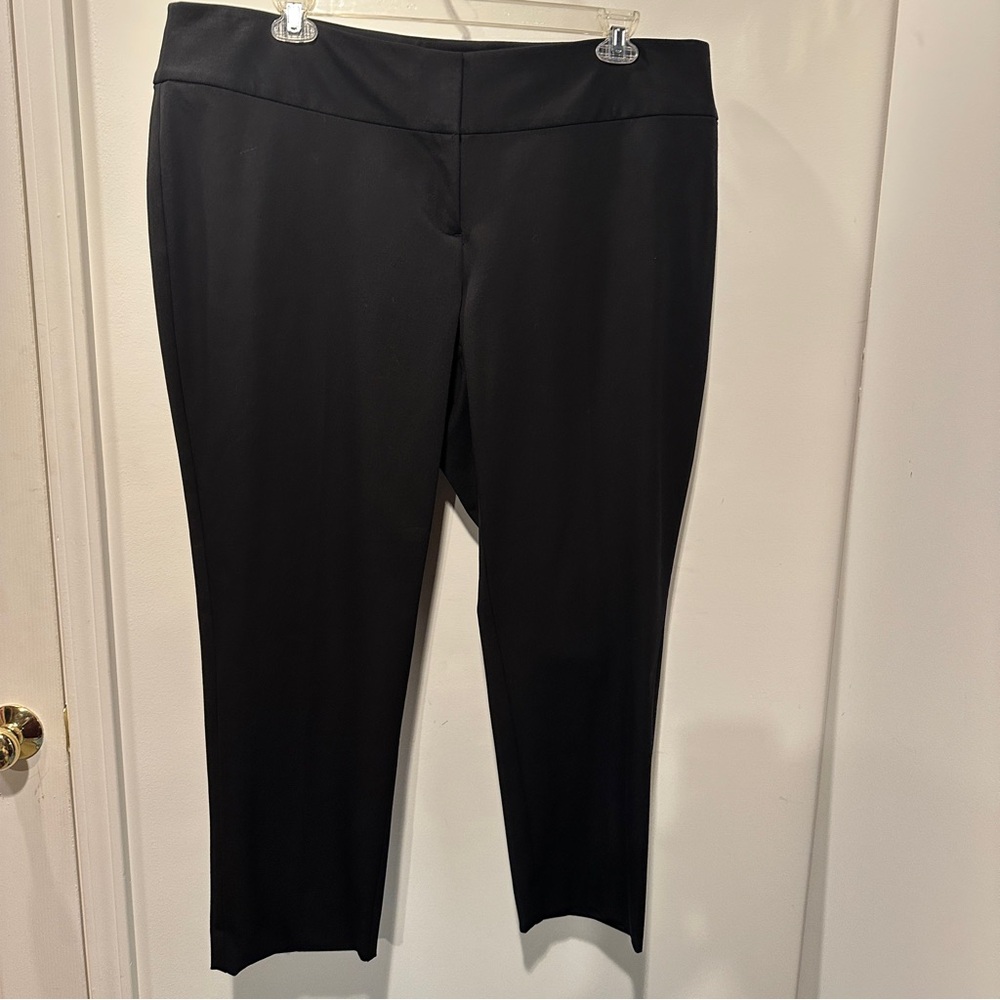 Alfani Women's Classic Black Straight Leg Pants